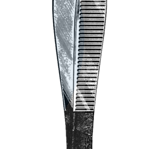 Adson Forceps, Serrated, W / TC Inserts, Goldplated 4 3/4" (12 cm)