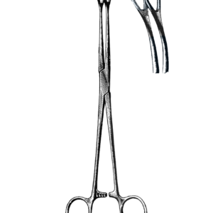 Ballenger Sponge Forceps, 7" (18 cm) Serrated Jaws, Curved