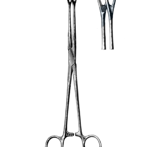 Ballenger Sponge Forceps, 7" (18 cm) Serrated Jaws, Straight