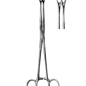 Ballenger Sponge Forceps, 7" (18 cm) Smooth Jaws, Straight