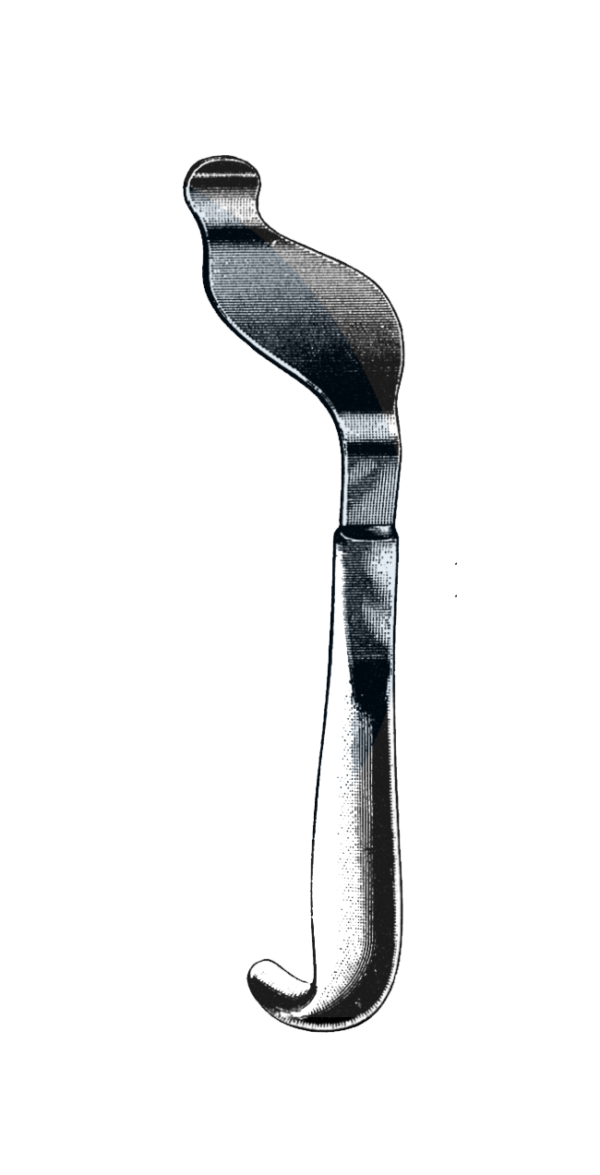 Bennett Tibia Retractor, 1 3/4" Blade, 9 1/2" (24 cm)