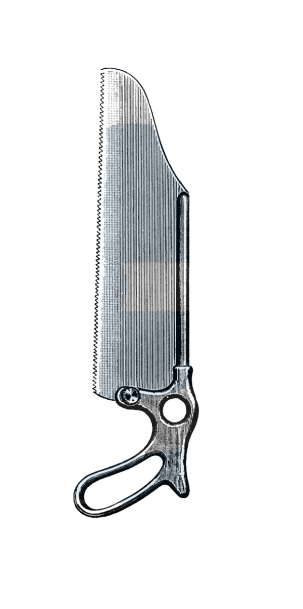 Blade Only, Satterlee Bone Saw, Chrome 8" (20 cm)