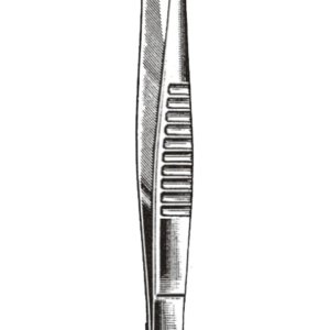 Dressing Forceps, Delicate, Serrated Tips 4" (10 cm)