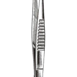 Dressing Forceps, Delicate, Serrated Tips 5 1/2" (14 cm)