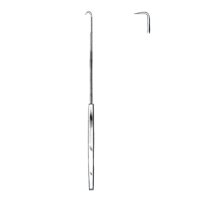 Emmett Uterine Tenaculum Hook, 9" (23 cm) # 3, Right Angle
