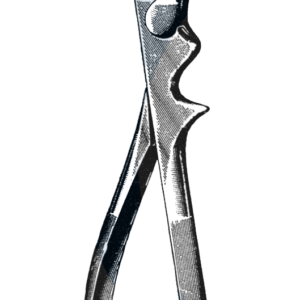Gluck Rib Shears, Curved, 8 3/4" (22 cm)