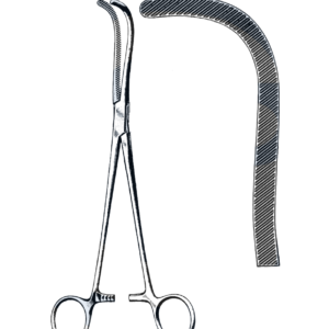 Guyon Kidney Clamp, Double Curve, 9 1/2" (24 cm)