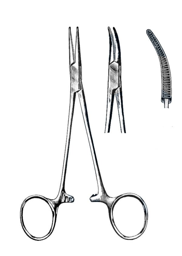 Halstead Mosquito Forceps, Curved 5" (12.5 cm)