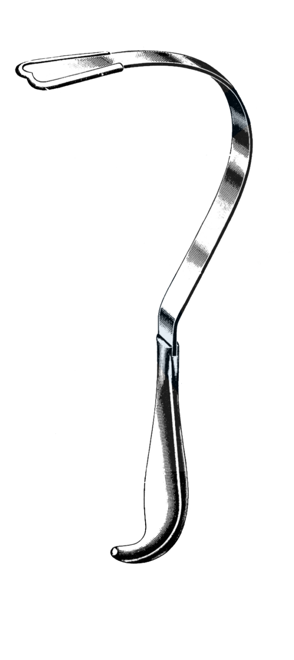 Harrington Retractor, 12 1/2" Grip Handle, 1 1/2" Blade (40 mm)