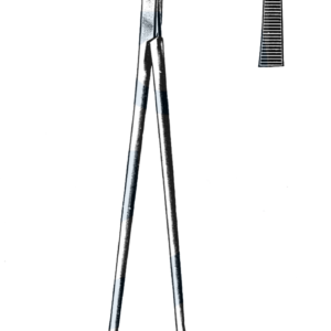 Heiss Thoracic Forceps, Strong Curve 8" (20 cm)