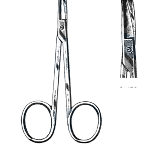 Iris Scissors, Delicate, Curved, Sharp/Sharp 4" (10 cm)