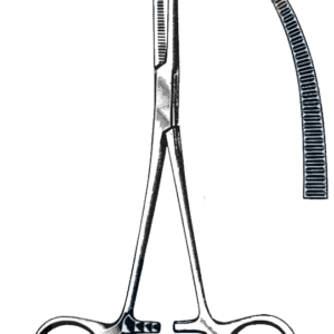 Kocher Forceps Curved, 1x2 Teeth 5 1/2" (14 cm)