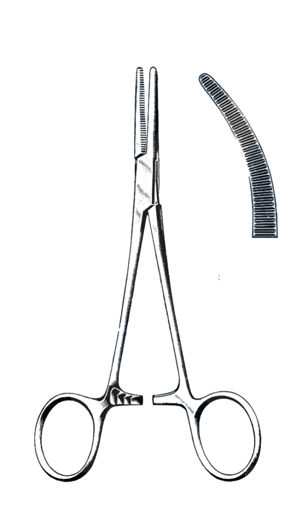 Lahey Forceps Curved 5 1/2" (14 cm)