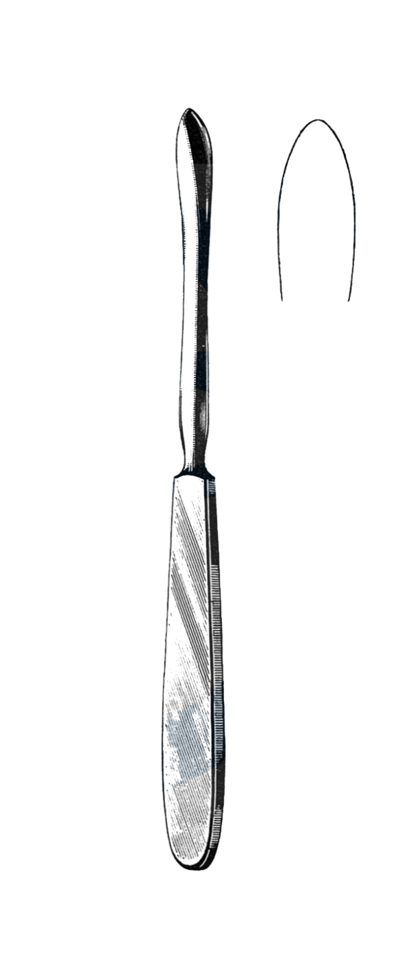 Langenbeck Elevator, Broad, 7" (18 cm)