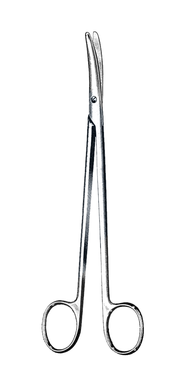 Nelson ( Metzenbaum ) Lobectomy Scissors, Curved 11" (28 cm)