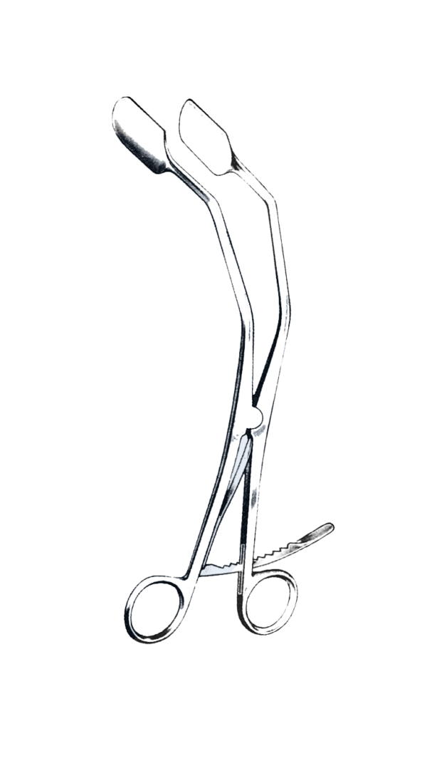 Newport Lateral Vaginal Retractor, W/Gold Plated Handle 8 1/4" (21 cm)