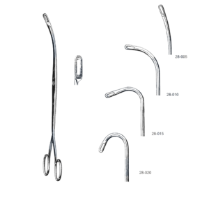 Randall Kidney Stone Forceps, 9" (23 cm), 1/2 Curve