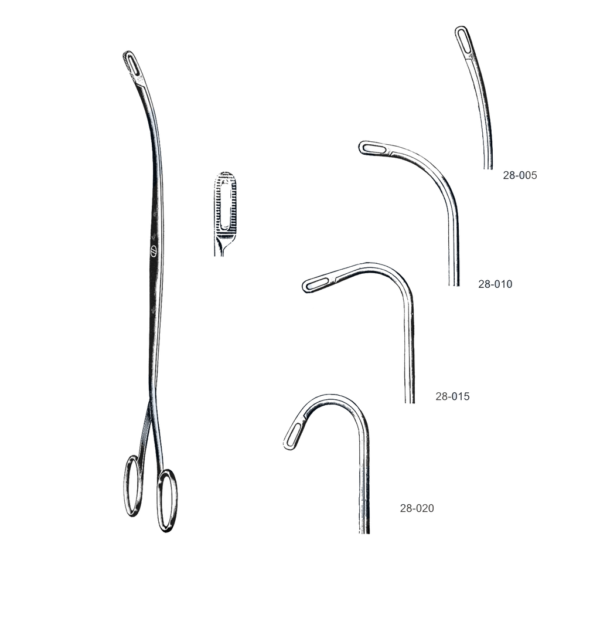 Randall Kidney Stone Forceps, 9" (23 cm), Full Curve