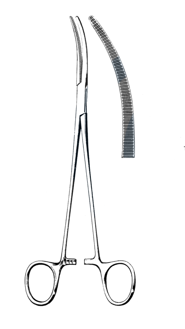 Roberts Artery Forceps, Curved 8 3/4" (22 cm)