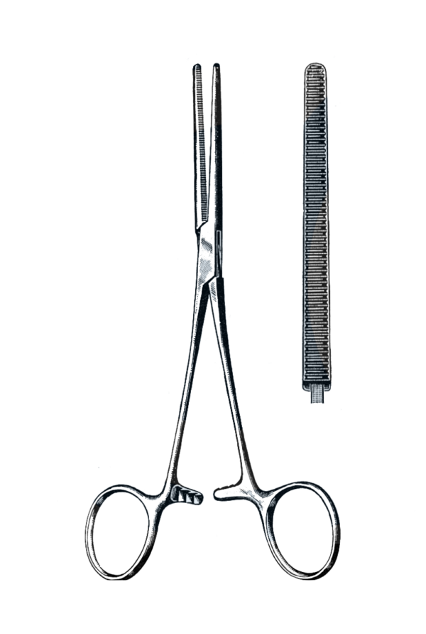 Rochester-Pean Forceps Straight 7 1/4" (18.5 cm)