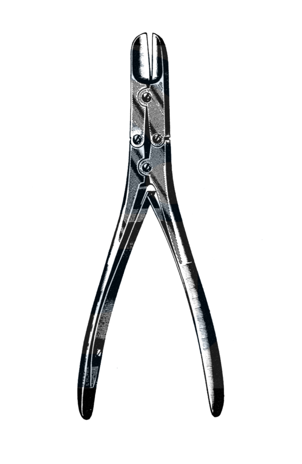 Ruskin-Liston Bone Cutting Forceps, Straight 6" (15.5 cm)