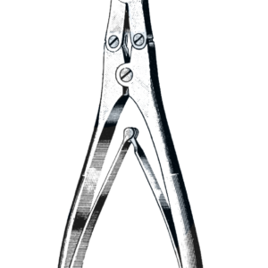 Ruskin Rongeur, Curved, 6" (15.5 cm)