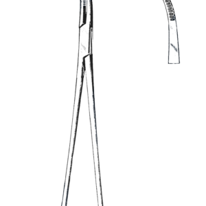 Schnidt Tonsil Forceps, 7 1/2" (19 cm), Slightly Curved Jaws, 1 Open Ring