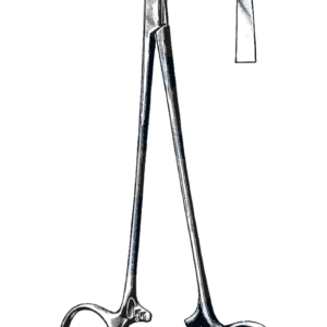 Schnidt Tonsil Forceps, 7 1/2" (19 cm), Slightly Curved Jaws, Closed Rings