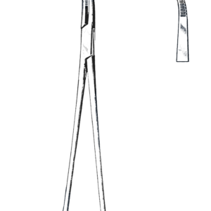 Schnidt Tonsil Forceps, 7 1/2" (19 cm), Strongly Curved Jaws, 1 Open Ring