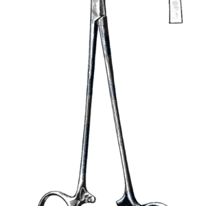 Schnidt Tonsil Forceps, 7 1/2" (19 cm), Strongly Curved Jaws, Closed Rings