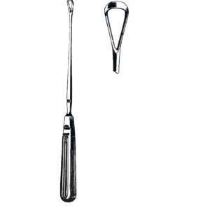 Sims Uterine Curette, Sharp, 10 1/4" (26 cm), Size # 3