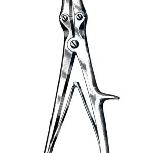 Stille-Luer Rongeur, Double Action, Angled On Flat, 9" (23 cm)