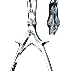 Stille-Luer Rongeur, Double Action, Curved, 9" (23 cm)