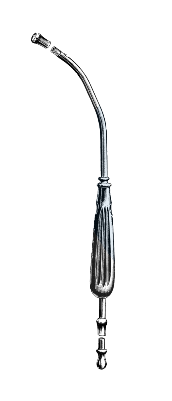 Tip Only, Yankauer Suction Tube, Chrome