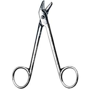 Universal Wire Stitch Scissors, Angled 4 3/4" (12 cm)