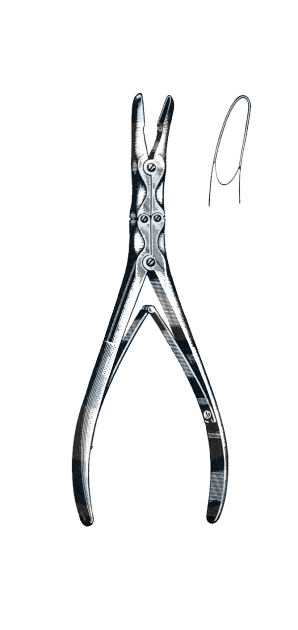 Zaufal-Jansen Bone Rongeur, 7 1/2" (19 cm)